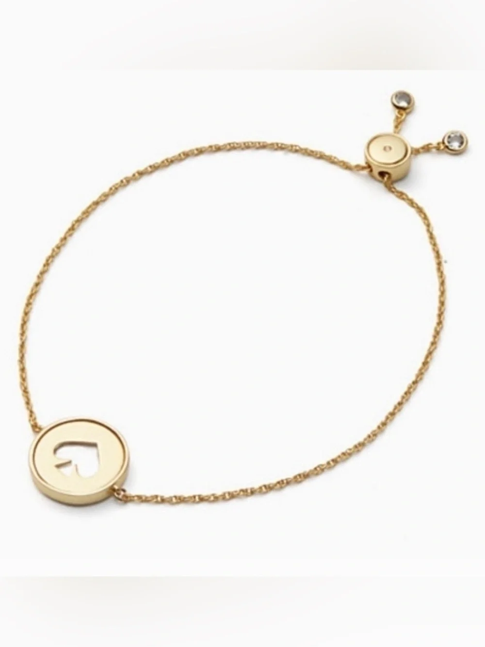 Kate Spade Gold Adjustable Slider Bracelet